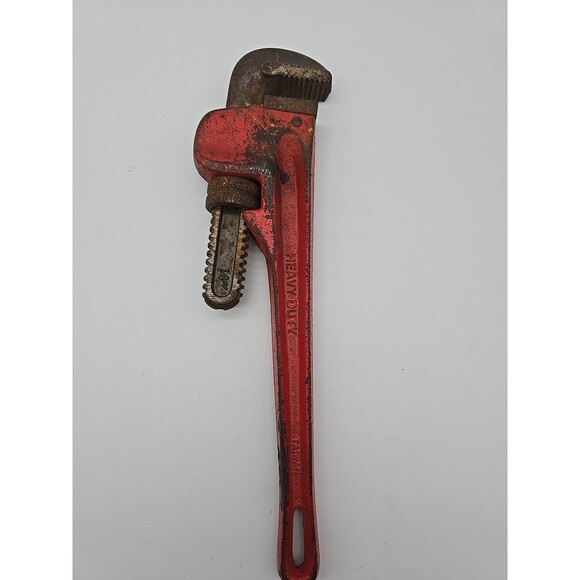 Vintage Tool 14" Heavy Duty Adjustable Pipe Wrench Drop Forged Taiwan - Picture 1 of 7